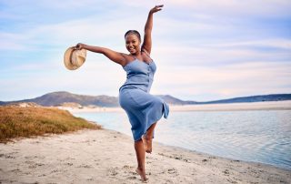 Woman Happy in the Summer